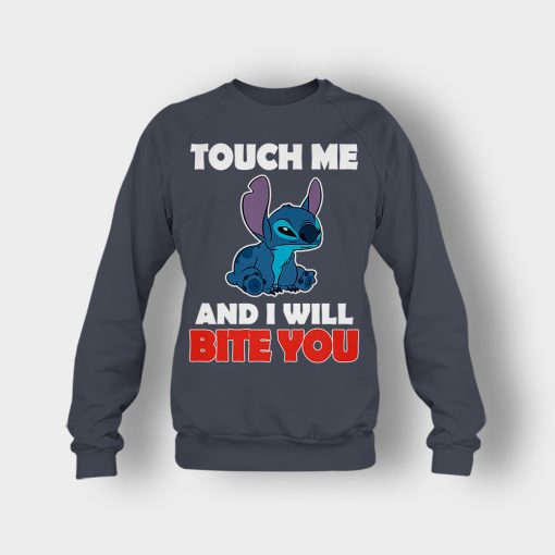 Touch-Me-And-I-Will-Bite-You-Disney-Lilo-And-Stitch-Crewneck-Sweatshirt-Dark-Heather
