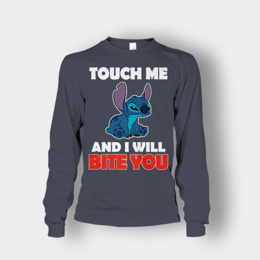 Touch-Me-And-I-Will-Bite-You-Disney-Lilo-And-Stitch-Unisex-Long-Sleeve-Dark-Heather