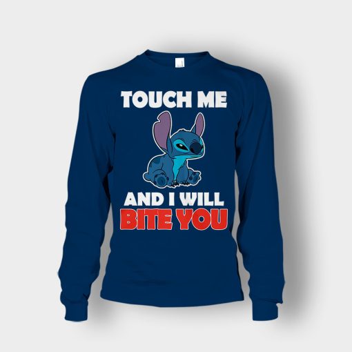 Touch-Me-And-I-Will-Bite-You-Disney-Lilo-And-Stitch-Unisex-Long-Sleeve-Navy
