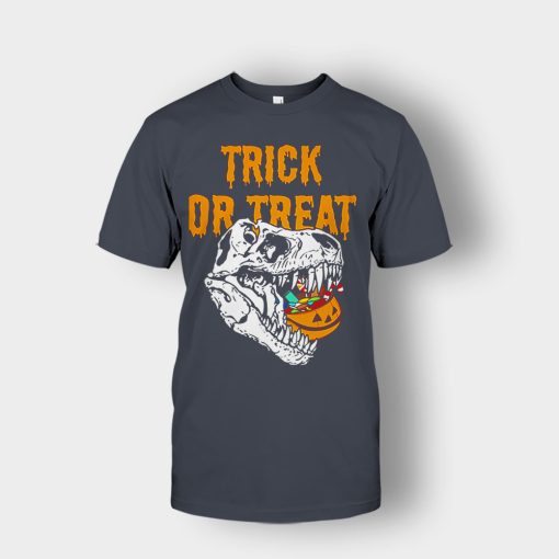 Trick-Or-Treat-Dionosaur-Halloween-Unisex-T-Shirt-Dark-Heather