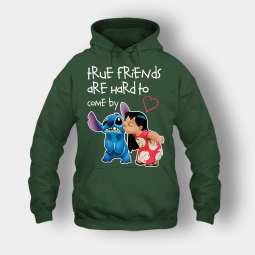 True-Friends-Are-Hard-To-Come-By-Disney-Lilo-And-Stitch-Unisex-Hoodie-Forest