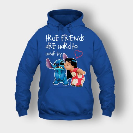 True-Friends-Are-Hard-To-Come-By-Disney-Lilo-And-Stitch-Unisex-Hoodie-Royal