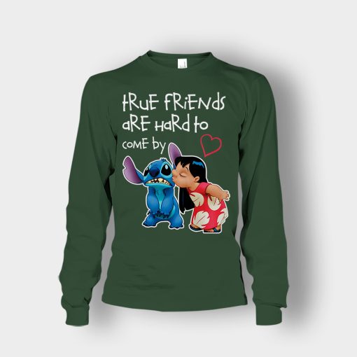 True-Friends-Are-Hard-To-Come-By-Disney-Lilo-And-Stitch-Unisex-Long-Sleeve-Forest