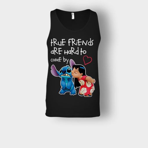 True-Friends-Are-Hard-To-Come-By-Disney-Lilo-And-Stitch-Unisex-Tank-Top-Black