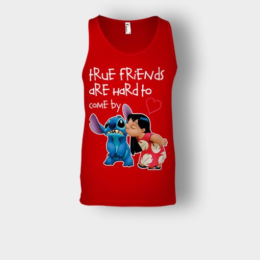 True-Friends-Are-Hard-To-Come-By-Disney-Lilo-And-Stitch-Unisex-Tank-Top-Red