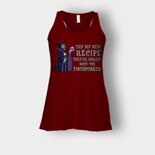 Try-My-New-Recipe-Disney-Maleficient-Inspired-Bella-Womens-Flowy-Tank-Maroon