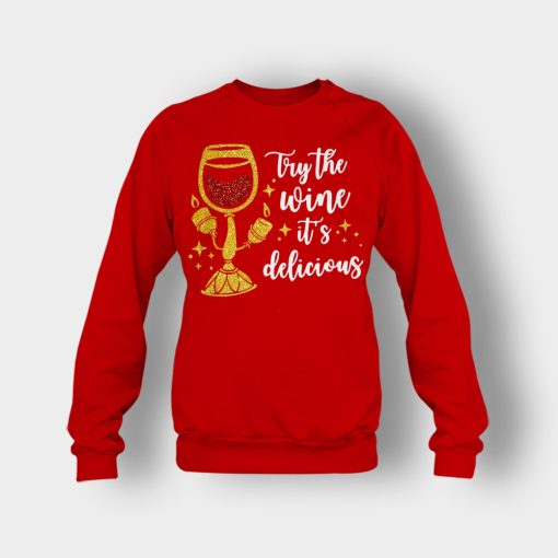 Try-the-Wine-Its-Delicious-Beauty-and-the-Beast-Disney-Inspired-Crewneck-Sweatshirt-Red