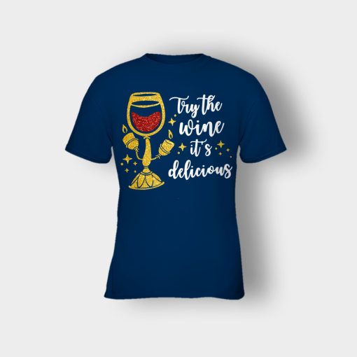 Try-the-Wine-Its-Delicious-Beauty-and-the-Beast-Disney-Inspired-Kids-T-Shirt-Navy
