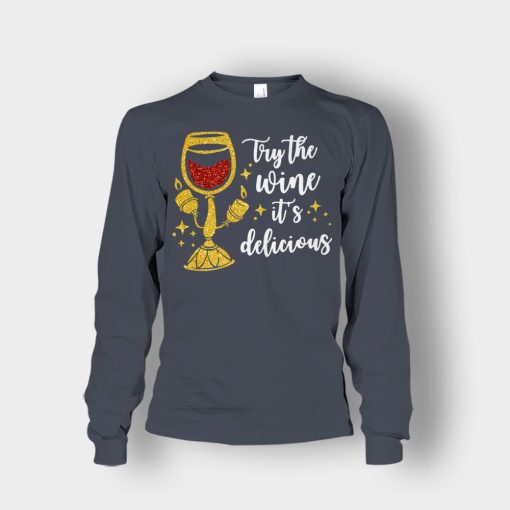 Try-the-Wine-Its-Delicious-Beauty-and-the-Beast-Disney-Inspired-Unisex-Long-Sleeve-Dark-Heather