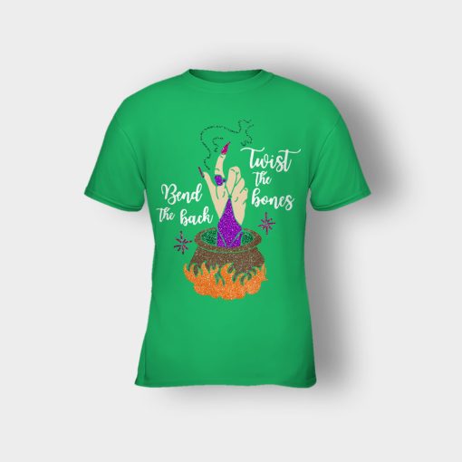 Twist-The-Bones-And-Bend-The-Back-Disney-Hocus-Pocus-Inspired-Kids-T-Shirt-Irish-Green