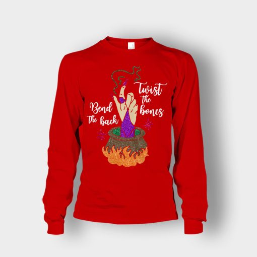 Twist-The-Bones-And-Bend-The-Back-Disney-Hocus-Pocus-Inspired-Unisex-Long-Sleeve-Red