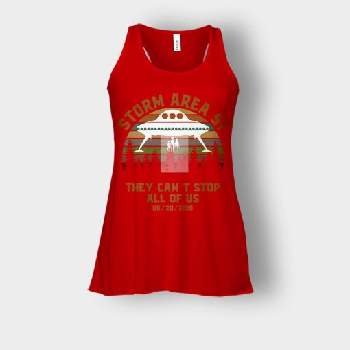 UFO-Storm-Area-51-They-Cant-Stop-All-Of-Us-09-20-2019-Sunset-Bella-Womens-Flowy-Tank-Red