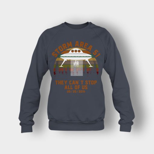 UFO-Storm-Area-51-They-Cant-Stop-All-Of-Us-09-20-2019-Sunset-Crewneck-Sweatshirt-Dark-Heather