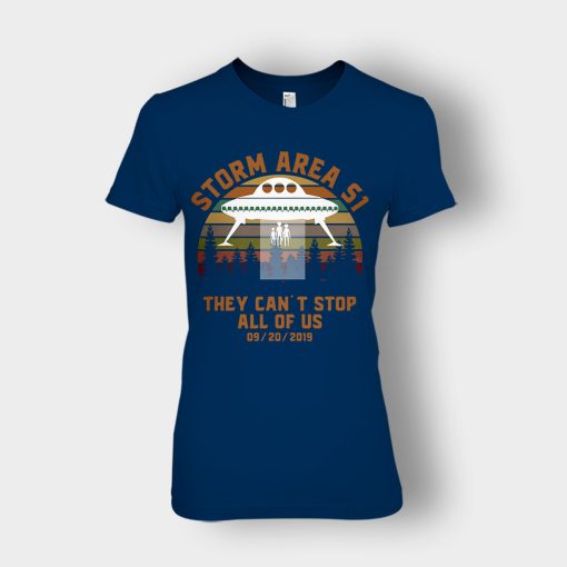 UFO-Storm-Area-51-They-Cant-Stop-All-Of-Us-09-20-2019-Sunset-Ladies-T-Shirt-Navy