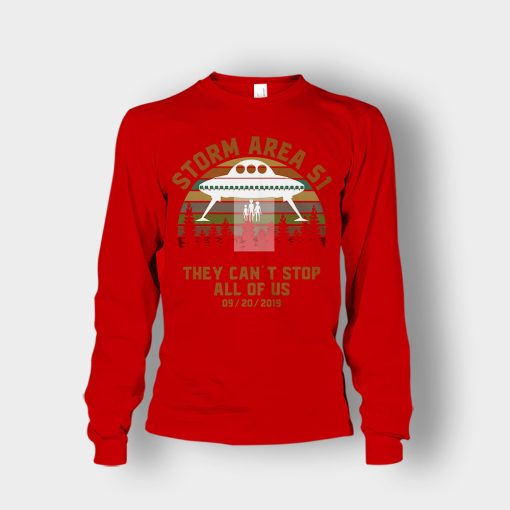 UFO-Storm-Area-51-They-Cant-Stop-All-Of-Us-09-20-2019-Sunset-Unisex-Long-Sleeve-Red