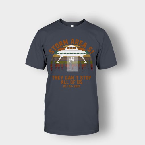 UFO-Storm-Area-51-They-Cant-Stop-All-Of-Us-09-20-2019-Sunset-Unisex-T-Shirt-Dark-Heather