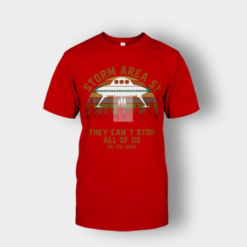 UFO-Storm-Area-51-They-Cant-Stop-All-Of-Us-09-20-2019-Sunset-Unisex-T-Shirt-Red