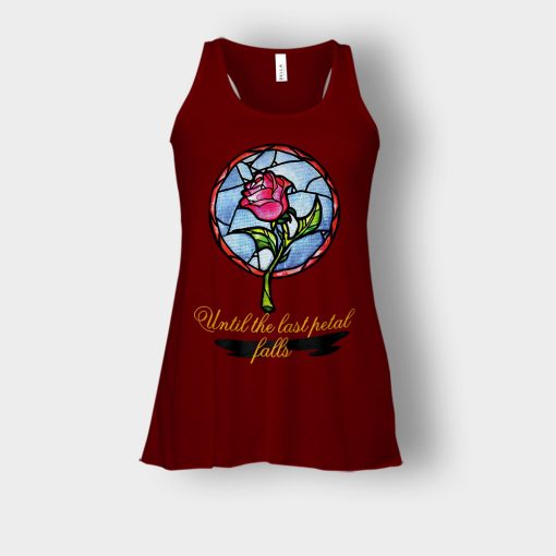 Until-The-Last-Petal-Fall-Disney-Beauty-And-The-Beast-Bella-Womens-Flowy-Tank-Maroon