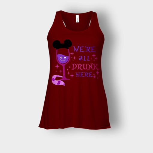 Ursula-Inspired-Disney-Bella-Womens-Flowy-Tank-Maroon