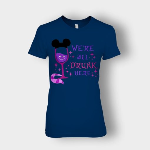 Ursula-Inspired-Disney-Ladies-T-Shirt-Navy