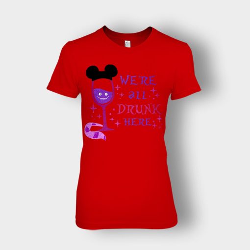 Ursula-Inspired-Disney-Ladies-T-Shirt-Red