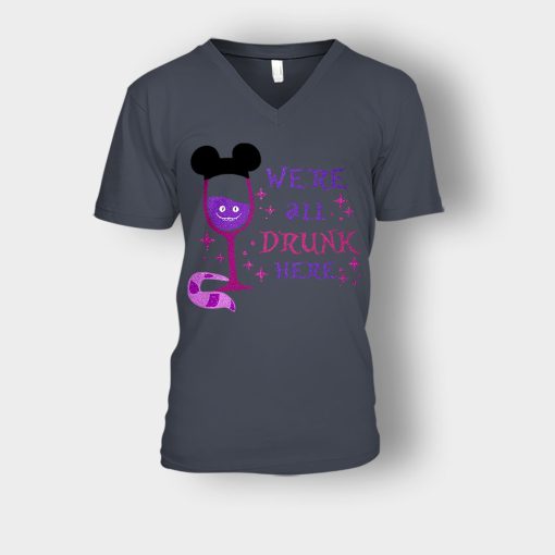 Ursula-Inspired-Disney-Unisex-V-Neck-T-Shirt-Dark-Heather