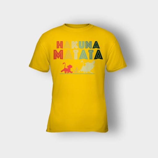Vintage-Hakuna-Matata-The-Lion-King-Disney-Inspired-Kids-T-Shirt-Gold