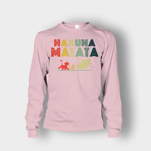 Vintage-Hakuna-Matata-The-Lion-King-Disney-Inspired-Unisex-Long-Sleeve-Light-Pink