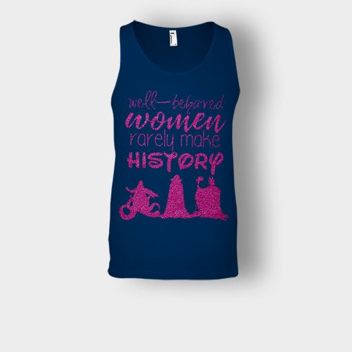 Well-Beloved-Women-Rarely-Make-History-Disney-Villain-Unisex-Tank-Top-Navy