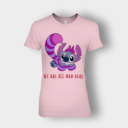 Were-All-Mad-Here-Disney-Lilo-And-Stitch-Ladies-T-Shirt-Light-Pink