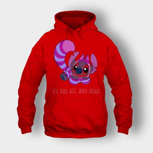 Were-All-Mad-Here-Disney-Lilo-And-Stitch-Unisex-Hoodie-Red