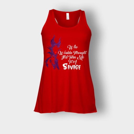 Who-Would-Have-Thought-Itd-Turn-Me-To-A-Savage-Disney-Maleficient-Inspired-Bella-Womens-Flowy-Tank-Red