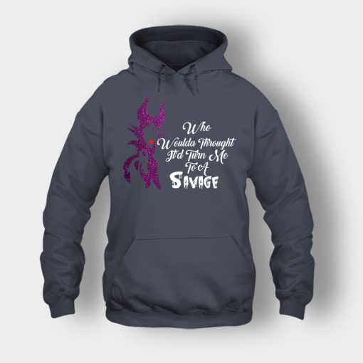 Who-Would-Have-Thought-Itd-Turn-Me-To-A-Savage-Disney-Maleficient-Inspired-Unisex-Hoodie-Dark-Heather