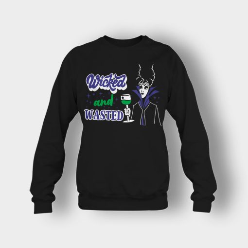 Wicked-And-Wasted-Disney-Maleficient-Inspired-Crewneck-Sweatshirt-Black