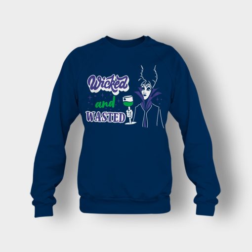 Wicked-And-Wasted-Disney-Maleficient-Inspired-Crewneck-Sweatshirt-Navy