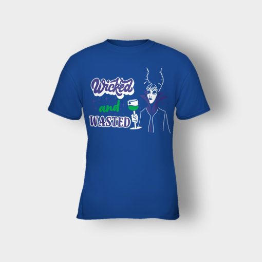 Wicked-And-Wasted-Disney-Maleficient-Inspired-Kids-T-Shirt-Royal