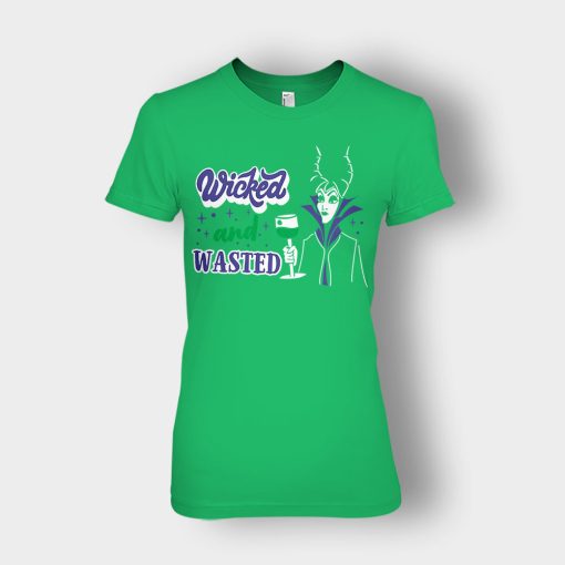 Wicked-And-Wasted-Disney-Maleficient-Inspired-Ladies-T-Shirt-Irish-Green