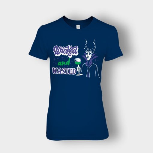 Wicked-And-Wasted-Disney-Maleficient-Inspired-Ladies-T-Shirt-Navy