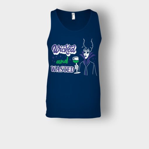 Wicked-And-Wasted-Disney-Maleficient-Inspired-Unisex-Tank-Top-Navy