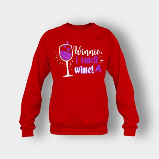 Winnie-I-Smell-Wine-Disney-Hocus-Pocus-Mary-Sanderson-Crewneck-Sweatshirt-Red