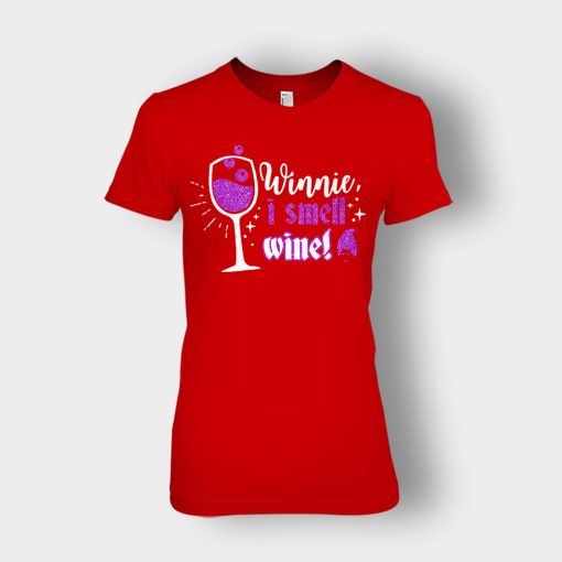Winnie-I-Smell-Wine-Disney-Hocus-Pocus-Mary-Sanderson-Ladies-T-Shirt-Red
