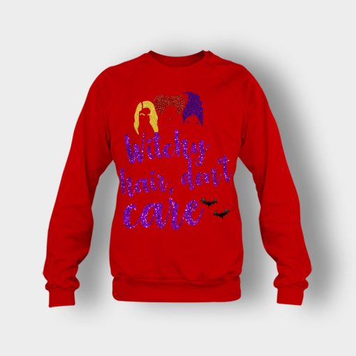 Witchy-Hair-Dont-Care-Disney-Hocus-Pocus-Inspired-Crewneck-Sweatshirt-Red