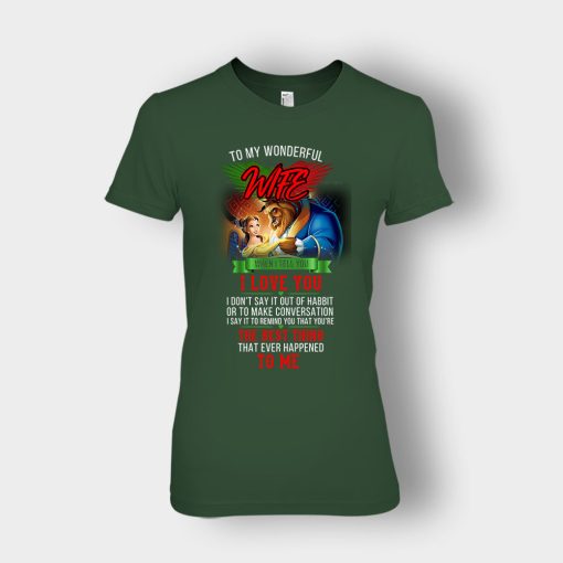 Wonderful-Wife-Disney-Beauty-And-The-Beast-Ladies-T-Shirt-Forest