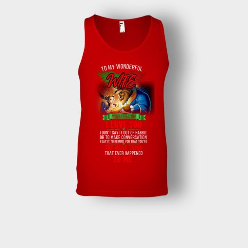 Wonderful-Wife-Disney-Beauty-And-The-Beast-Unisex-Tank-Top-Red