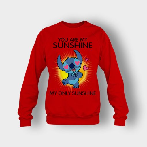 You-Are-My-Sunshine-Disney-Lilo-And-Stitch-Crewneck-Sweatshirt-Red