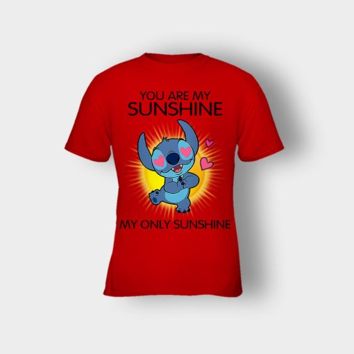 You-Are-My-Sunshine-Disney-Lilo-And-Stitch-Kids-T-Shirt-Red