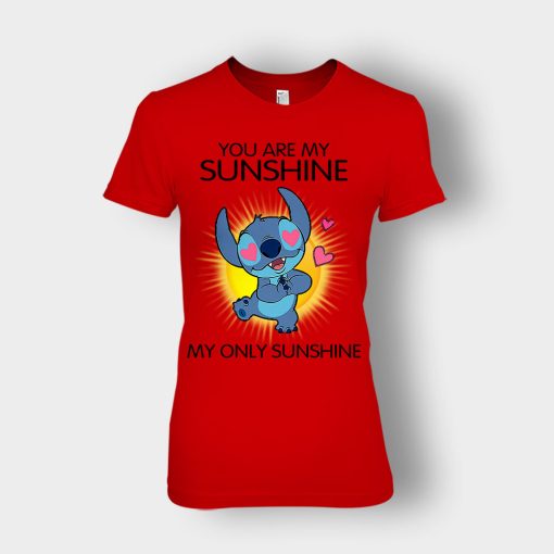 You-Are-My-Sunshine-Disney-Lilo-And-Stitch-Ladies-T-Shirt-Red