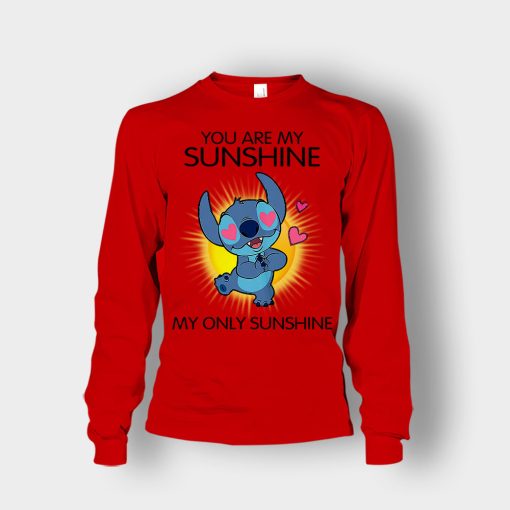 You-Are-My-Sunshine-Disney-Lilo-And-Stitch-Unisex-Long-Sleeve-Red