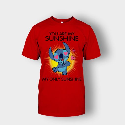 You-Are-My-Sunshine-Disney-Lilo-And-Stitch-Unisex-T-Shirt-Red