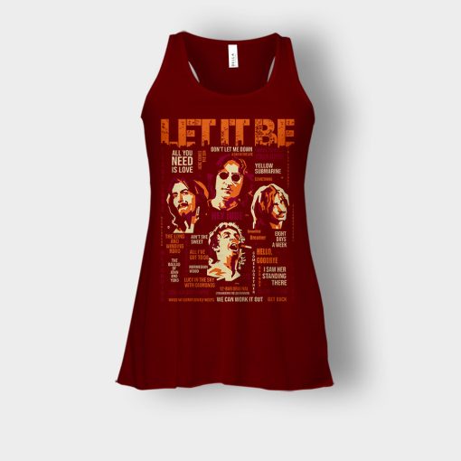 5B-Offiical-5D-The-Beatles-let-all-you-need-is-love-Bella-Womens-Flowy-Tank-Maroon